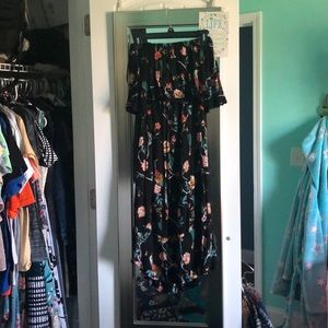 Medium Angie strapless dress with revealing back.